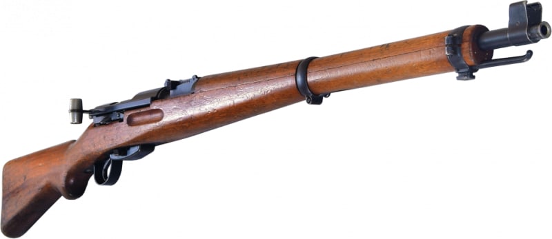 Swiss K31 Carbine Rifle - 7.5x55 - W / Matching # Bayonet and Scabbard