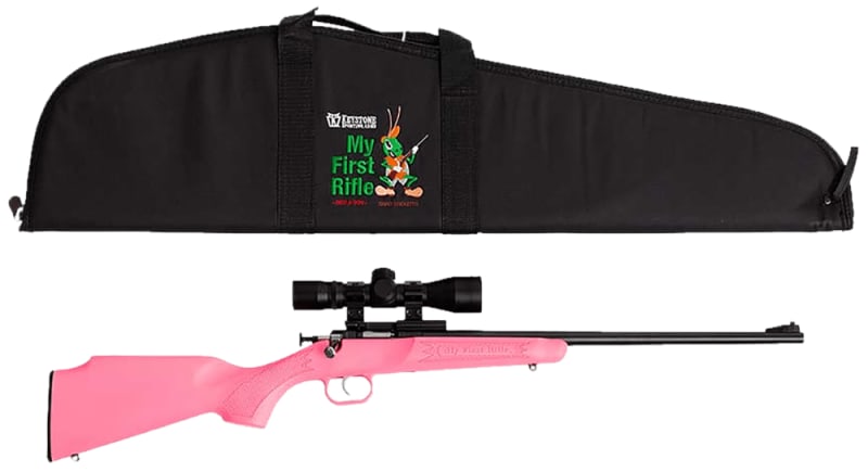 KSA KSA2220BSC Cricket Gen 2 Pink Synthetic Package 22LR Rifle, 16.12