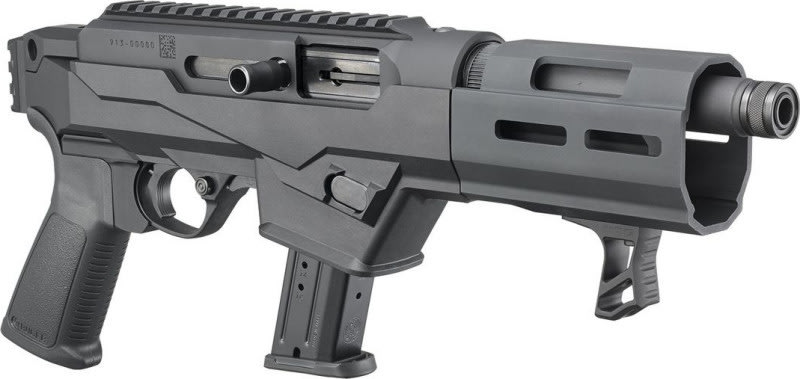 Ruger 29100 PC Charger Takedown Pistol, 17rd 9mm 6.5" Threaded Barrel - Glock Magazine Compatible