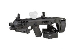 Micro RONI Advanced Stabilizer Kit w/Flashlight and Popup Sights for Glock 17, 22, 31 NO NFA REQUIRED - MIC-RONI-STAB17