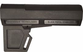 Shockwave Technologies - Blade Pistol Stablizer - For AR15 Pistols - ATF Approved - 2MBLK
