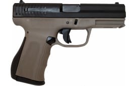 FMK Firearms G9C1G2PSS 9C1 G2 Semi-Automatic 9mm Pistol, 4" Barrel, 14 Round Titanium Color Frame / Black Slide