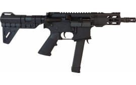 James River Armory - JRM-15 - Semi-Auto AR-15 Type Pistol - 5.5" Barrel - 9x19mm, Brace, 33 Round OEM GLOCK Magazine - JRM-15-9-5.5