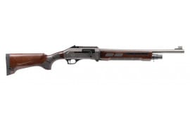 Panzer Arms FS1 PRO, Folding Semi-Auto Shotgun,18.5" Barrel, 12 Gauge, 3" Chamber, 4+1 Capacity, Mobil Chokes, Disruptive Grey w/ Walnut Furniture, Match Saver