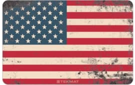 TekMat TEKR17USFLAG01 Red/White/Blue Rubber 17" Long 11" x 17" American Flag Illustration