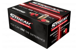 Ammo Inc 9115TMCSTRKRED50 Streak Visual (RED) 100 GRTotal Metal Case (TMC) 50 Per Box/20 Cs - 50rd Box