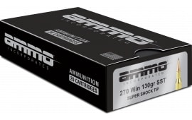 Ammo Inc 270W130SSTA20D Signature 270 Win 130 GRSuper Shock Tip (SST) 20 Per Box/10 Cs - 20rd Box