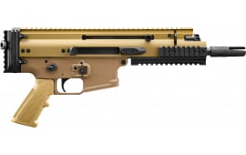 FN 38101245 Scar 15P 10+1 7.50" Chrome-Lined Barrel, Flat Dark Earth, A2 Polymer Grip, Picatinny Stock Adapter, 3 Prong Flash Hider