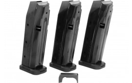 Shield Arms S15COMBO3M1C S15 Magazine Combo (3 Mags) 15rd Glock 43X/48 with Magazine Release, Black Steel