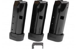 Shield Arms Z9COMBO3M1C Z9 Magazine Combo (3 Mags) 9rd For Glock 43, Black, Includes Magazine Release