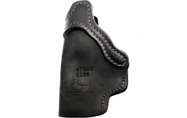 Hunter Company 4700 Universal IWB Black Leather Paper Fits Sm/Med Frame Right Hand