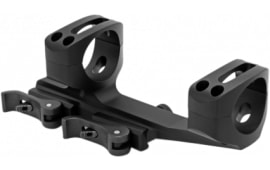 Warne QDXSKEL34TW X-SKEL Scope Mount/Ring Combo Quick Detach Black Anodized 34mm Tube