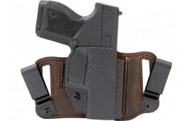 Versacarry INS201G19 Insurgent Deluxe IWB/OWB Brown Polymer Belt Clip Fits Glock 19 Right Hand