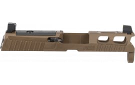 Sig Sauer 8900951 P320 Sig P320 9mm Luger PVD Coyote Brown Stainless Steel Optic Ready Slide XRAY3 Suppressor Sights Compatible With ROMEO1 PRO/ROMEO2