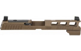 Sig Sauer 8900953 P320 Sig P320 9mm Luger PVD Coyote Brown Stainless Steel Optic Ready Slide XRAY3 Suppressor Sights Compatible With ROMEO1 & Romeo Pro