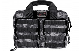 Tactical Quad 2 Pistol Range BAG - Gray Digital