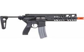 Sig Sauer Airguns AIRPFMCXAEG MCX AEG 120rd 6mm Plastic BB, Black Aluminum Rec, 3 Position Adjustable Stock