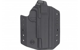 C&G Holsters 1850100 Covert OWB Black Kydex Belt Loop Fits 1911 Government 5"