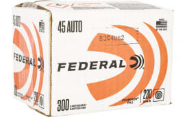 Federal C45230A300 45 ACP 230 GRFull Metal Jacket (FMJ) 300 Per Box/1 Cs - 300rd Case