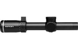 Riton Optics 5T110LFI23 5 Tactix Black 1-10x24mm 30mm Tube Illuminated 3OT Reticle