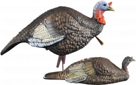Higdon Outdoors 63181 XHD Hyper Feathering & Iridescence, Lightweight Hard Body Construction, Includes Laydown Position Hen & Semi-Aggressive Posture Jake
