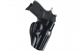 Galco SG834B Stinger OWB Black Leather Belt Slide Fits Glock 48/MOS Fits 3-3.30" Barrel Right Hand