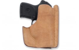 Galco PH652 Front Pocket Natural Horsehide Fits Springfield XD-S/Taurus 709 Slim/Ruger Max-9/FN 503 Ambidextrous Hand
