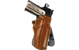 Galco SM2-652 Speed Master 2.0 OWB Tan Leather Paddle Fits Mossberg MC1sc/Ruger Max-9/S&W M&P Shield Plus/Shield 3"9/40 & 2.0 9/40 Right Hand