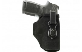 Galco TUC854B Tuck-N-Go 2.0 IWB Black Leather UniClip/Stealth Clip Fits HK VP9 Ambidextrous Hand