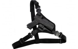 Galco HR224RB High Ready Fits Chest Up To 58 " Black Kydex/Nylon Shoulder/Torso Strap Fits Glock 17/19/19x/22/23/31/32/45 Right Hand