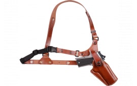 Galco GA880R Great Alaskan Fits Chest Up To 54" Tan Leather Shoulder/Torso Strap Fits Springfield XDM Elite Right Hand