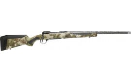Savage Arms 58020 110 UltraLite 2+1 22" Carbon Fiber Wrapped Barrel, Black Melonite Rec, Woodland Camo AccuStock with AccuFit