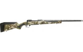 Savage Arms 58021 110 UltraLite 4+1 22" Carbon Fiber Wrapped Barrel, Black Melonite Rec, Woodland Camo AccuStock with AccuFit