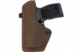 Versacarry 1CC2621G43 Compound Custom IWB Brown Polymer Belt Clip Fits Glock 43 Right Hand