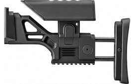 FN 20100566 SSR Rear Stock Assembly Black Aluminum, Fully Adjustable for FN Scar 16S/17S