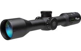 Sig Sauer Electro-Optics SOW63112 Whiskey6 Black 3-18x44mm 30mm Tube MOA Milling Hunter 2.0 Reticle Features Locking Turrets