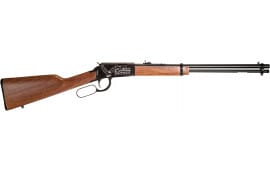 Rossi RL22181WDEN19 Rio Bravo Lever Action 15+1 18" Round Barrel, Polished Black Rec with July 4 Eagle Engraving, German Beechwood Stock