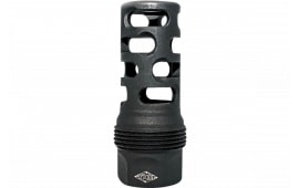 Yankee Hill 4405MB28 sRx Muzzle Brake QD Long Black Phosphate Steel with 1/2"-28 tpi, 9mm, 2.30" OAL & 9.375" Diameter for sRx Adapters