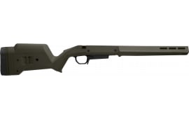 Magpul MAG1207-ODG Hunter American Stock OD Green Adjustable Synthetic Stock with Aluminum Chassis for Short Action Ruger American Right Hand Includes Stanag Mag Well