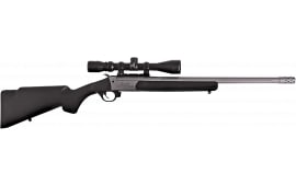 Traditions CR5-351130R Outfitter G3 1rd 22", Stainless Cerakote Barrel/Rec, Black Synthetic Furniture, 3-9x40mm Scope