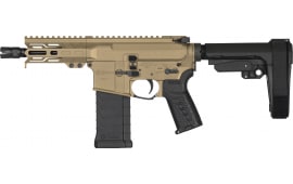 CMMG PE-54ABCC7-CT Pistol Banshee MK4 5.7X28 MM 5" 40rd Pistol Tube TAN