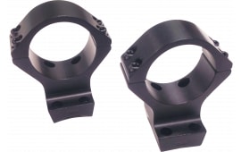 Talley 740735LM Smoked Bronze Cerakote Aluminum 30mm Tube Compatible w/Browning X-Bolt Medium Rings Long Action 20 MOA 1 Pair
