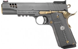 MKE Firearms 390199 MC1911 Negotiator Match TITANIUM/GOLD 8rd Talo