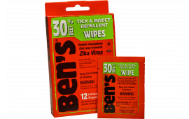 Ben's 00067085 30 Tick & Biting Insect Repel Wipes