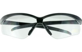 Walkers Game Ear GWPSGLCLR Shooting Glasses Crosshair Polycarbonate Clear Lens Black