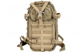 GPS Bags GPST1611BOB Tactical Bugout Bag Tan 600D Polyester 2 Handguns