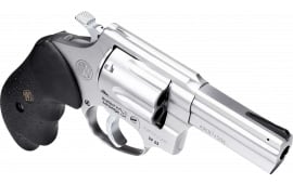 Rossi 2RM649 RM64 #6 Shot 4" Matte Stainless Steel Barrel, Cylinder & Frame Textured Black Rubber Grip Revolver