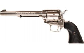 Heritage Manufacturing RR22NI6BW 6.5" FS Nickel Wood Grips Revolver