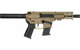 CMMG PE-57ABCAD-CT Pistol Banshee MK57 5.7X 28MM 5" 20rd Pistol Tube TAN