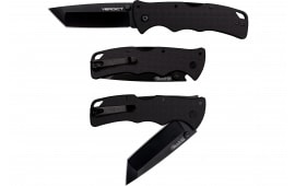 Cold Steel CSFLC3T10A Verdict 3" Folding Tanto Plain Black Matte AUS-10A SS Blade/Black G10 Handle Includes Belt Clip